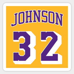 Magic Johnson - Jersey Yellow Magnet